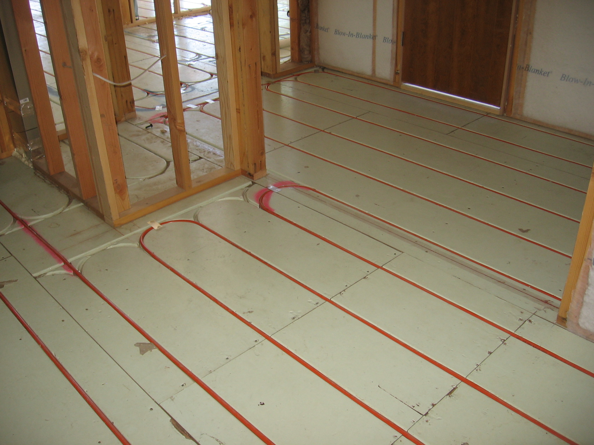 install electric radiant floor heating under tile