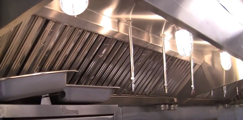 custom fabricated kitchen hoods by Bend sheet metal